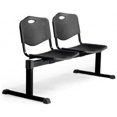 PIQUERAS Y CRESPO NOWY STYL Bancada Iso plastic 2 plazas PVC color negro en Huesoi