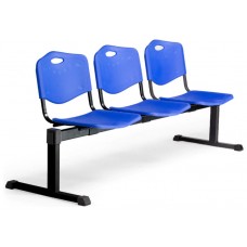 PIQUERAS Y CRESPO NOWY STYL Bancada Iso plastic 3 plazas PVC color azul en Huesoi