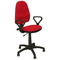 PIQUERAS Y CRESPO Silla Herrera aran rojo con brazos fijos &iexcl;Ultimas unidades!! en Huesoi