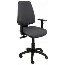 PIQUERAS Y CRESPO Silla Elche S bali color gris oscuro brazos regulables en Huesoi