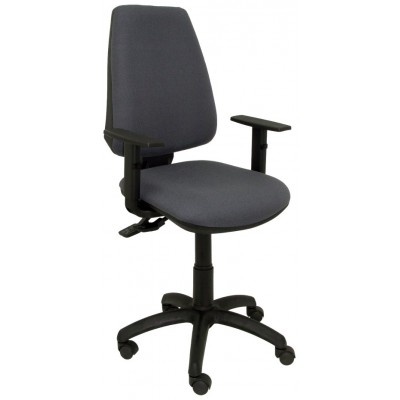 PIQUERAS Y CRESPO Silla Elche S bali color gris oscuro brazos regulables en Huesoi