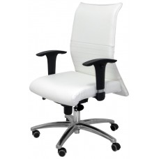 PIQUERAS Y CRESPO Sillon Albacete confidente similpiel blanco hasta 160 kg en Huesoi
