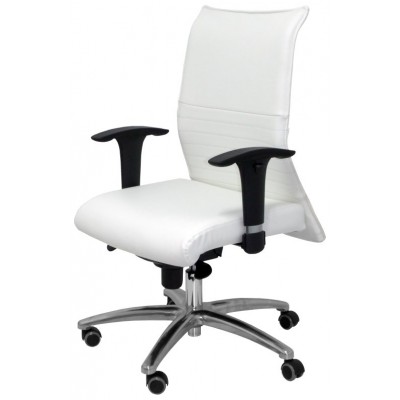 PIQUERAS Y CRESPO Sillon Albacete confidente similpiel blanco hasta 160 kg en Huesoi