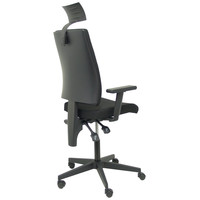 PIQUERAS Y CRESPO NOWY STYL Silla I-Line aran negro con brazos regulables con cabecero. en Huesoi