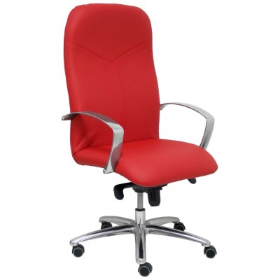 PIQUERAS Y CRESPO Sillon Caudete similpiel rojo en Huesoi