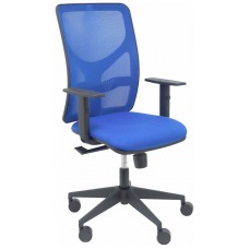 PIQUERAS Y CRESPO Silla Motilla malla azul asiento bali azul brazo regulable en Huesoi