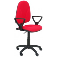 PIQUERAS Y CRESPO Silla Algarra CP bali rojo brazos fijos en Huesoi