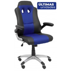 PIQUERAS Y CRESPO Silla gaming Talave similpiel negro y azul ¡Ultimas unidades!! en Huesoi