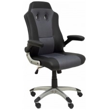 PIQUERAS Y CRESPO FOROL Silla gaming Talave similpiel negro y gris en Huesoi