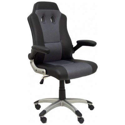 PIQUERAS Y CRESPO FOROL Silla gaming Talave similpiel negro y gris en Huesoi