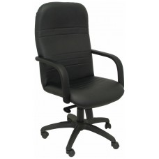 PIQUERAS Y CRESPO Sillon Letur similpiel negro en Huesoi