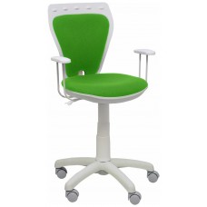 PIQUERAS Y CRESPO NOWY STYL Silla juvenil Ministyle blanca bali pistacho en Huesoi