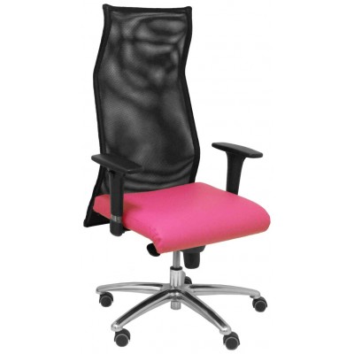 PIQUERAS Y CRESPO Sillon Sahuco similpiel rosa en Huesoi