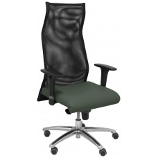 PIQUERAS Y CRESPO Sillon Sahuco similpiel gris oscuro en Huesoi