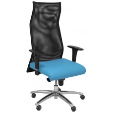 PIQUERAS Y CRESPO Sillon Sahuco similpiel azul claro en Huesoi