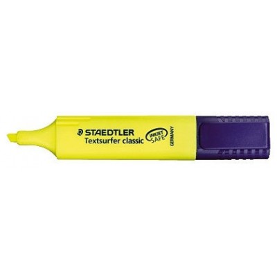 MARCADOR FLUORESCENTE TEXTSURFER CLASSIC 1-5MM. AMARILLO STAEDTLER 364-1 (MIN10) (Espera 4 dias) en Huesoi