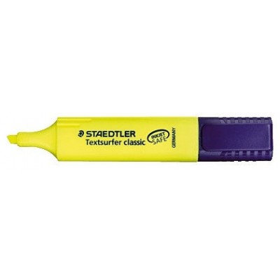 MARCADOR FLUORESCENTE TEXTSURFER CLASSIC 1-5MM. AMARILLO STAEDTLER 364-1 (MIN10) (Espera 4 dias) en Huesoi