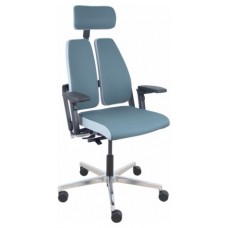 PIQUERAS Y CRESPO NOWY STYL Silla Xilium Duo traslak X-move bondai gris y gris claro brazos 4D cabecero gris en Huesoi