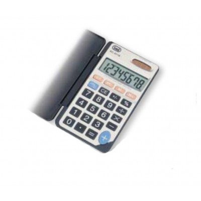CALCULADORA TREVI EC 3718 8C POCKET ELECTRONIC CALCULATOR SILVER en Huesoi