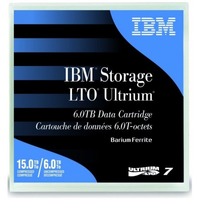 DC IBM Ultrium LTO-7 (BaFe) 6TB/15TB en Huesoi