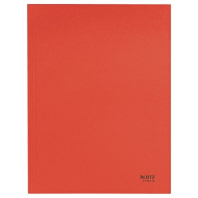 CARPETA CARTON 3 SOLAPAS A4 RECYCLE 100% ROJO LEITZ 39060025 (Espera 4 dias) en Huesoi