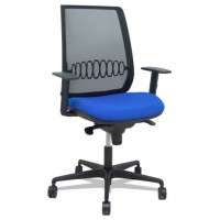 SILLA ALARES SINCRO MALLA NEGRA BALI AZUL BRAZO REGULABLE PIQUERAS Y CRESPO 397SM840B229B10B68R65 (Espera 4 dias) en Huesoi