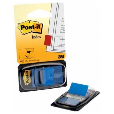 PACK 12 DISPENSADORES DE 50 UNIDADES INDEX AZUL (25.4X43.1) POST-IT 3M6802 (Espera 4 dias) en Huesoi