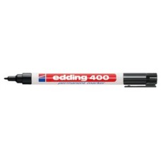 MARCADOR PERMANENTE BOLSILLO PUNTA REDONDA NEGRO EDDING 400-01 (MIN10) (Espera 4 dias) en Huesoi