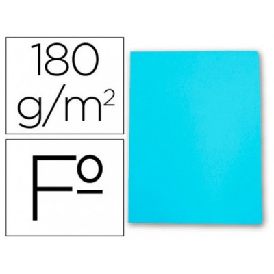 SUBCARPETA SIMPLES PASTEL 180 GRS FOLIO COLOR AZUL GIO 400040571 (MIN50) (Espera 4 dias) en Huesoi