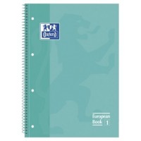 Oxford Europeanbook 1 cuaderno y block A4+ 80 hojas Color menta (MIN5) (Espera 4 dias) en Huesoi