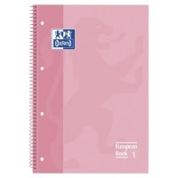 Oxford Europeanbook 1 cuaderno y block A4+ 80 hojas Rosa (MIN5) (Espera 4 dias) en Huesoi