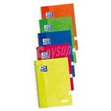 CUADERNO TAPA EXTRADURA FOLIO 80 HOJAS 4X4 COLORES SURTIDOS OXFORD 400122760 (MIN5) (Espera 4 dias) en Huesoi