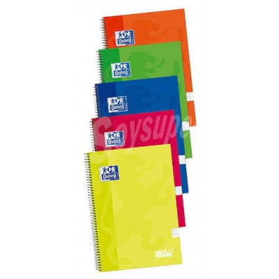 CUADERNO TAPA EXTRADURA FOLIO 80 HOJAS 4X4 COLORES SURTIDOS OXFORD 400122760 (MIN5) (Espera 4 dias) en Huesoi