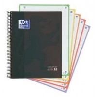 CUADERNO EUROPEANBOOK 5 SCHOOL CLASSIC A4+ T.EXTRADURA 120H 5X5 COLOR NEGRO OXFORD 400158600 (MIN5) (Espera 4 dias) en Huesoi