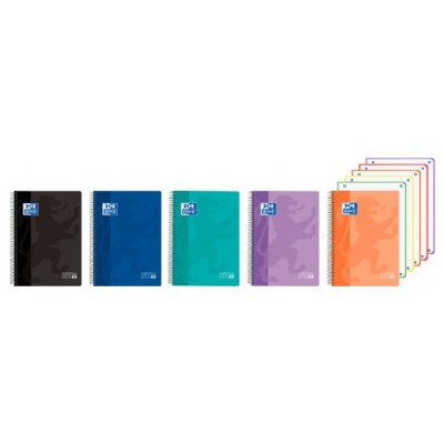 CUADERNO EUROPEANBOOK 5 TAPA PL&Aacute;STICO CLASSIC A4+ 120H VIVOS OXFORD 400196862 OXFORD 400196862 (MIN15) (Espera 4 dias) en Huesoi