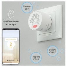 DETECTOR DE SEGURIDAD DE GAS SMART WIFI GARZA 401347C (Espera 4 dias) en Huesoi