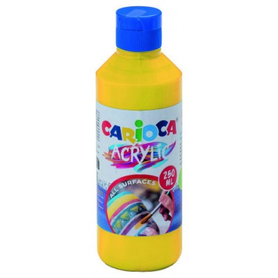 BOTELLA PINTURA ACRILICA 250 ML. AMARILLO CARIOCA 40431/03 (Espera 4 dias) en Huesoi