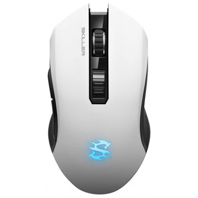 RATON GAMING SHARKOON SGM3 BLANCO RGB en Huesoi