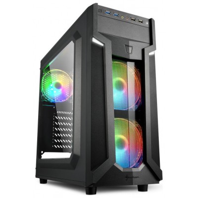 CAJA ATX SHARKOON VG6-W RGB 2XUSB3.0 SIN FUENTE en Huesoi