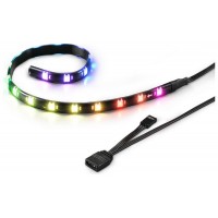 TIRA RGB LED SHARKOON SHARK BLADES 360MMX10MMX3MM 18 LEDS LONGITUD CABLE 60CM en Huesoi