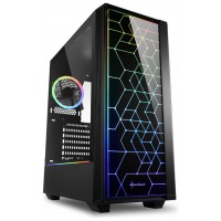 CAJA SHARKOON RGB LIT 100 ATX NEGRO en Huesoi