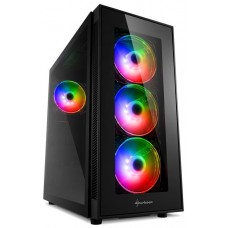 CAJA SHARKOON TG5 PRO ATX 2XUSB3.0 2XUSB2.0 SIN FUENTE RGB en Huesoi