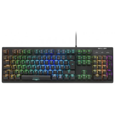 TECLADO GAMING SHARKOON SHARK SKILLER SGK30 RED PORTUGUES en Huesoi