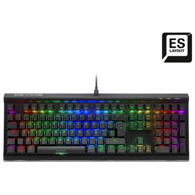 TECLADO GAMING SHARKOON SGK60 MECANICO RGB BROWN SWITCH en Huesoi