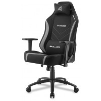 SILLA GAMING SHARKOON SGS20 FABRIC NEGRO/GRIS en Huesoi