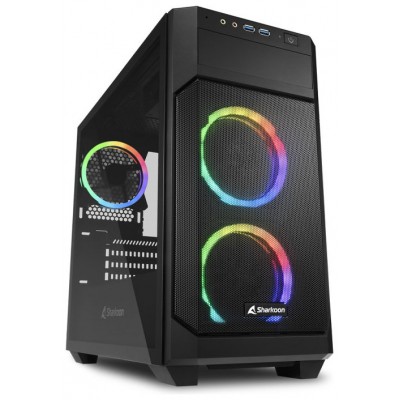 CAJA SHARKOON V1000 MATX 2XUSB3.0 SIN FUENTE RGB en Huesoi