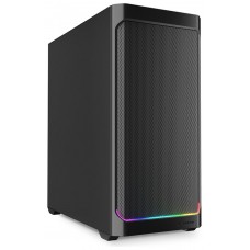 CAJA GAMING SHARKOON AK4 RGB Strip NEGRO 2XVENT 120MM 3XUSB SN FUENTE en Huesoi