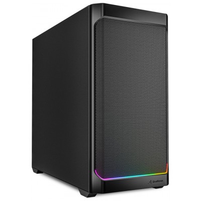 CAJA GAMING SHARKOOM MK4 RGB Strip NEGRO 2XVENT 120MM 3XUSB SN FUENTE en Huesoi