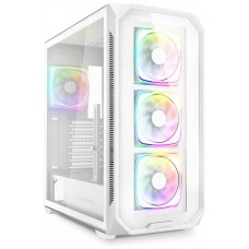 CAJA GAMING SHARKOON AK5G RGB ATX BLANCO 4XVENT 120MM 3XUSB SN FUENTE en Huesoi