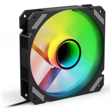 VENTILADOR CAJA SHARKOON MIRROR PWM RGB REVERSE NEGRO en Huesoi